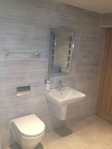 Sink and toilet